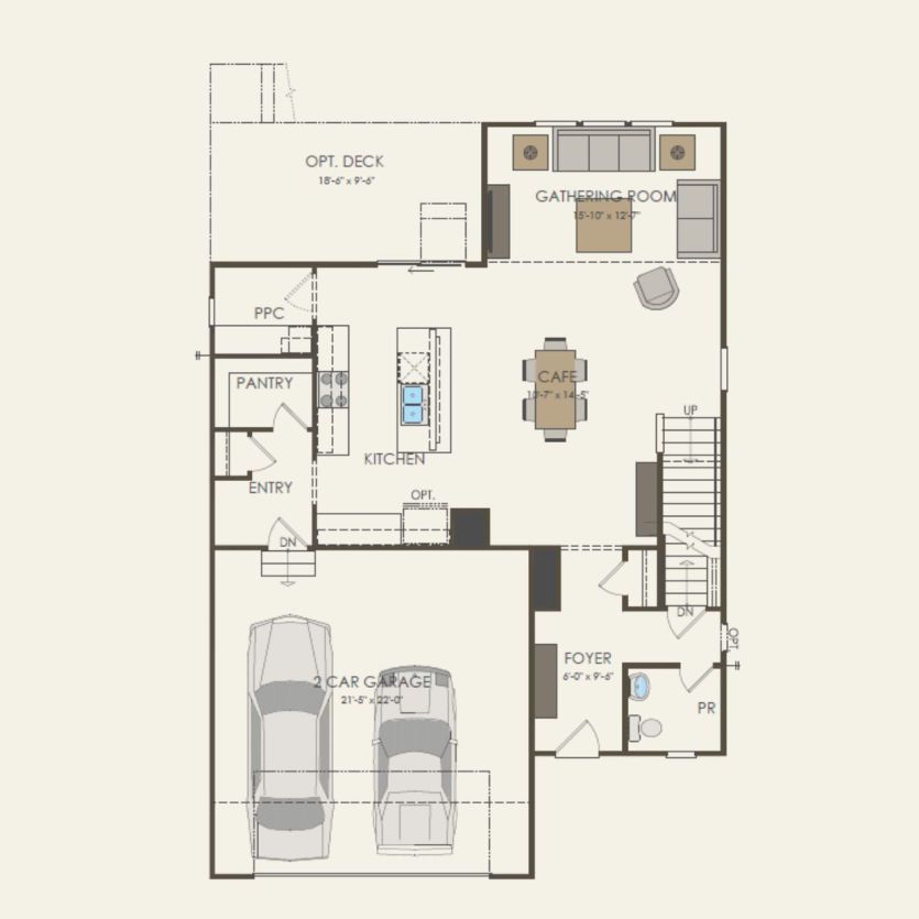 First Floor 4 br / 2.5 ba