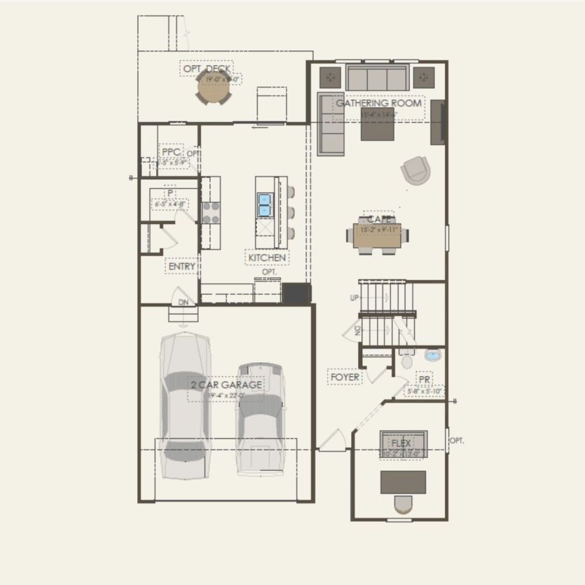First Floor 4 br / 2.5 ba