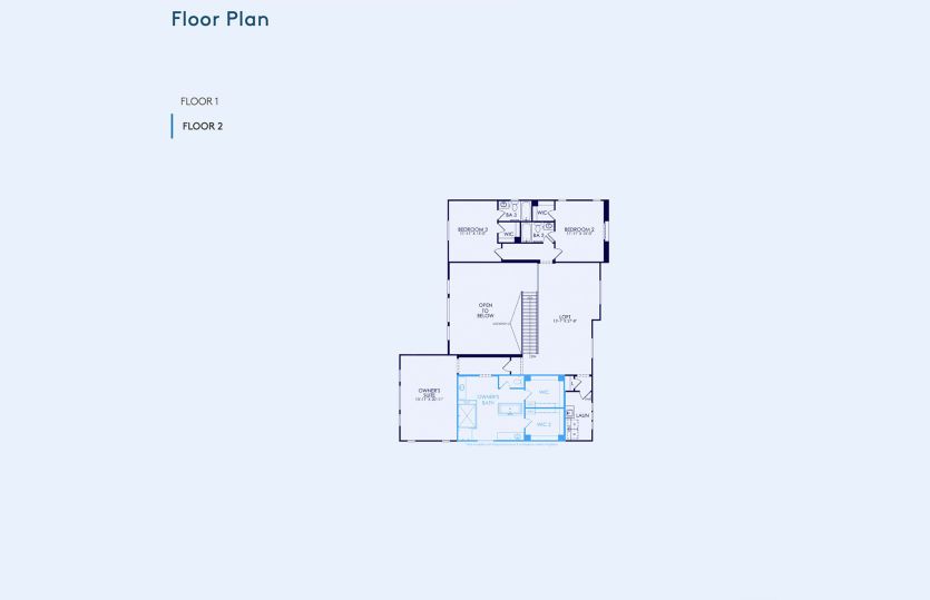Newport Floor Plan, Quick Move-In Home, Floor 2