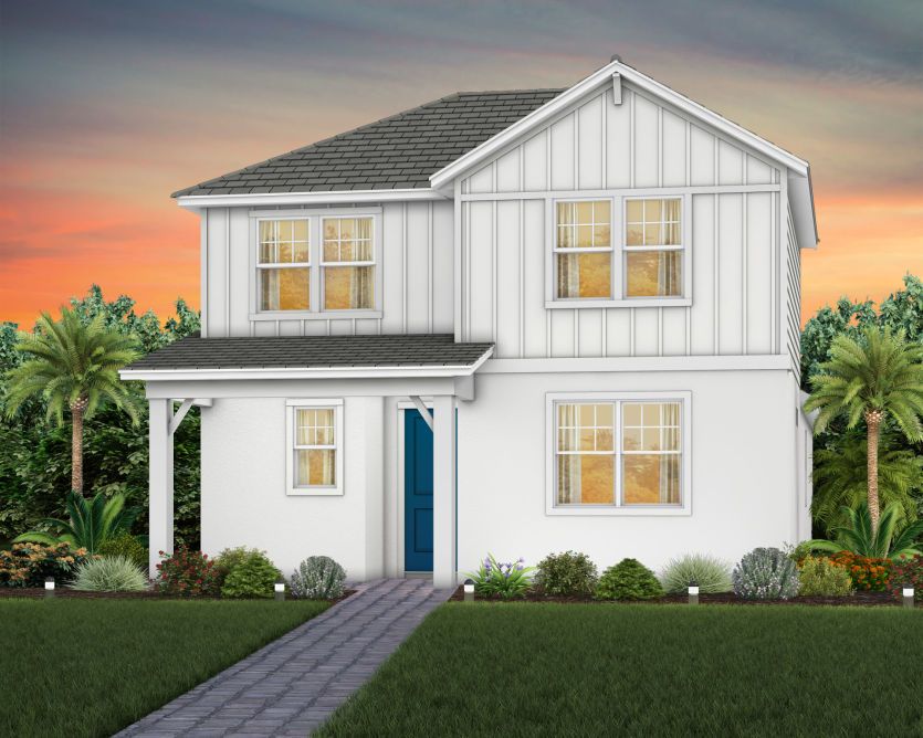 Elevation FH101 Farmhouse Spare White Loyal Blue
