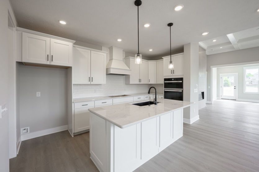 Kitchen with Large Island for Additional Seating