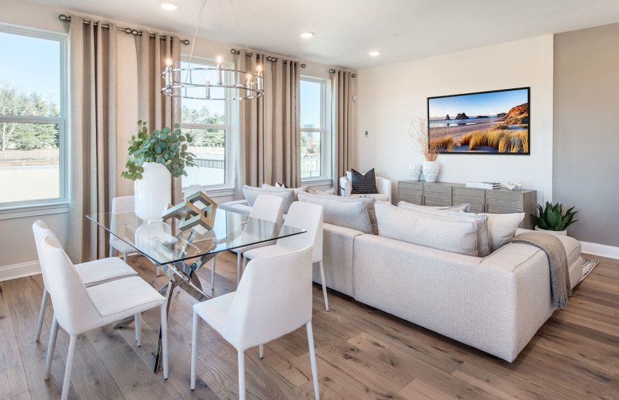 Open concept floor plans