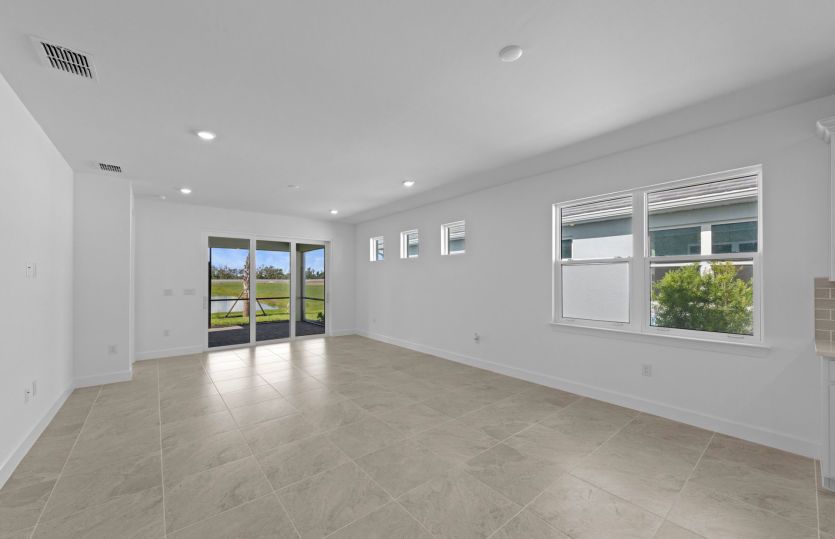 Spacious gathering room