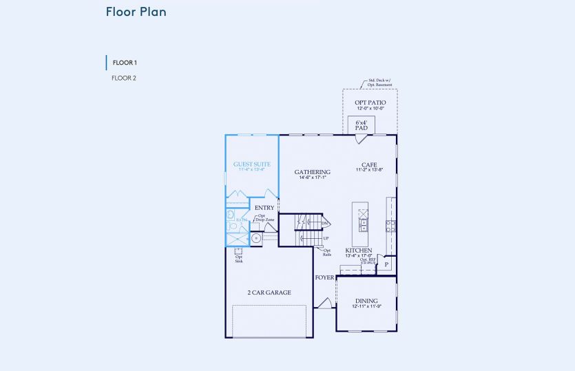 Murphy Floor Plan, Quick Move-In Home, Floor 1