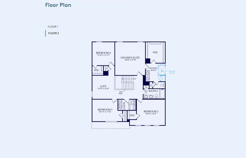 Murphy Floor Plan, Quick Move-In Home, Floor 2