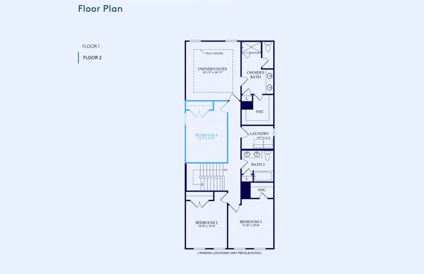 Norman Floor Plan, Quick Move-In Home, Floor 2