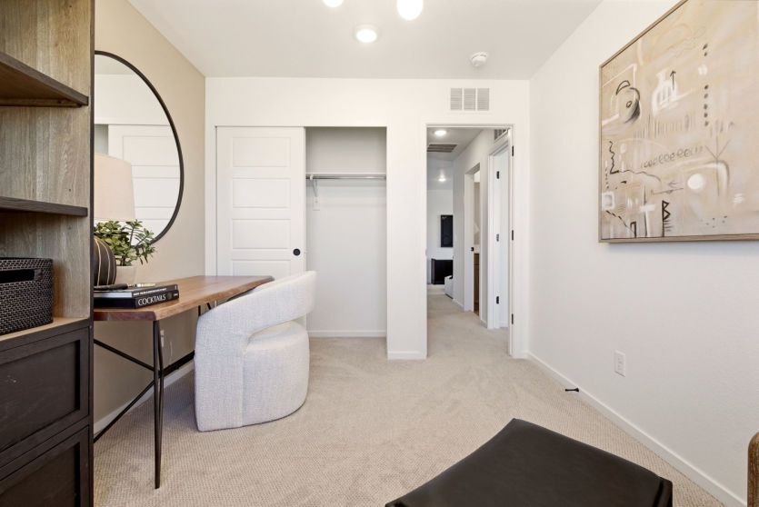 Secondary Bedroom Shown as Office