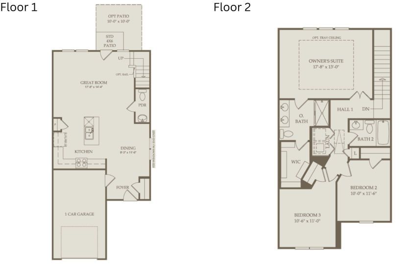 Floor Plan Level 1 & Level 2