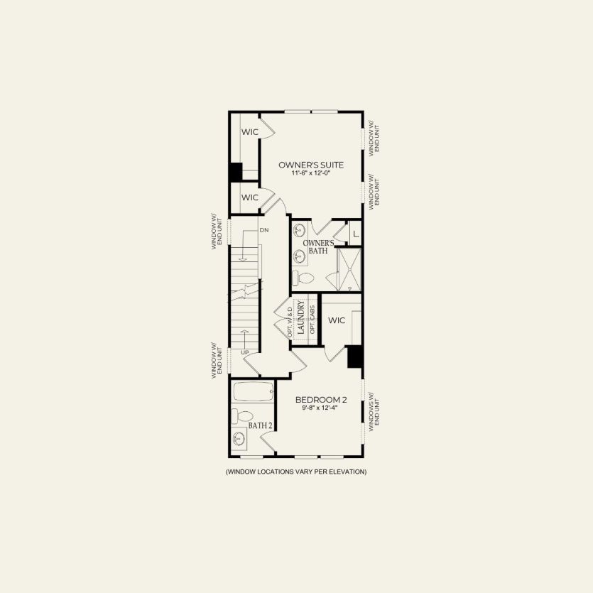 Third Floor 3 br / 3 ba