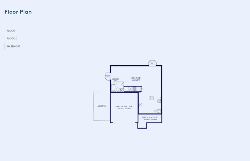 Pathmaker Floor Plan, Quick Move-in Home, Basement