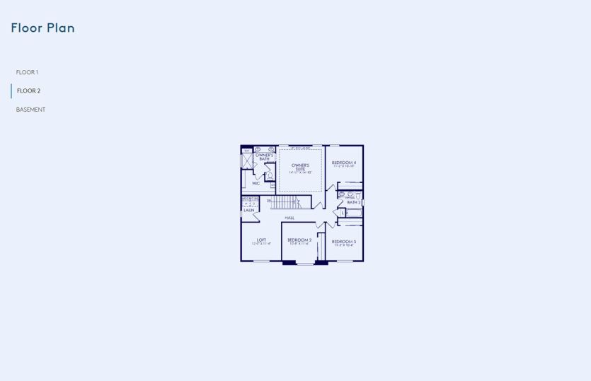 Pathmaker Floor Plan, Quick Move-in Home, Floor 2