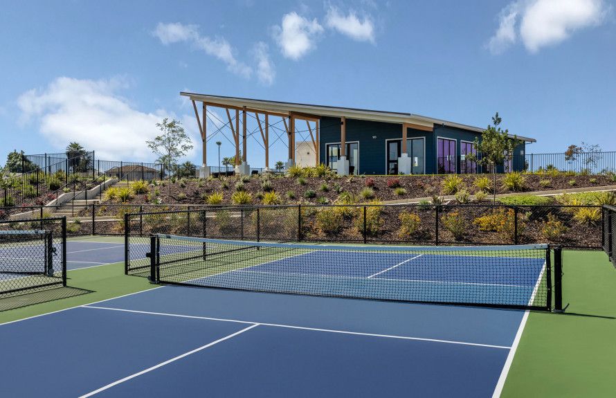 Two Pickleball Courts