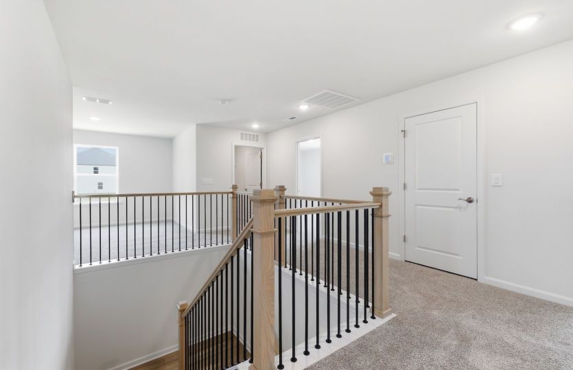 Mitchell - #008 - Upstairs Hallway is open Concept