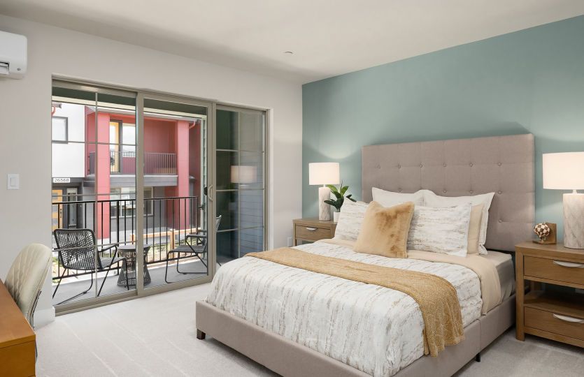 Secondary Bedroom with Private Deck