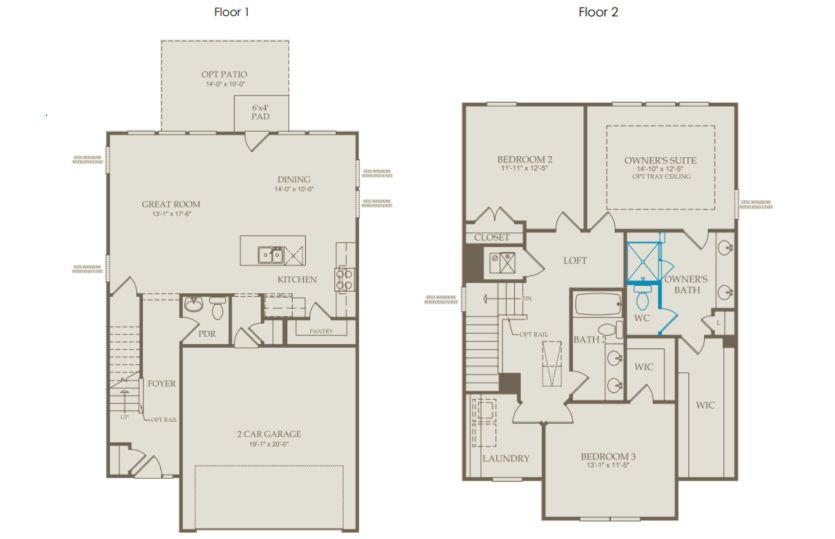 Floor Plan Level 1 & Level 2