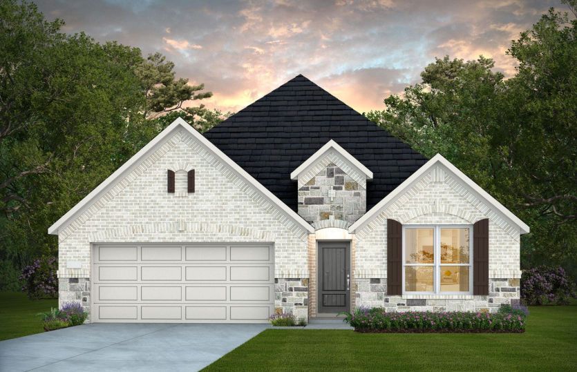 Elevation F - Exterior Color Package: Caddo Mills