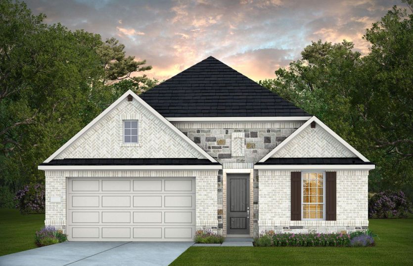 Elevation LS201 - Exterior Color Package: Caddo Mills