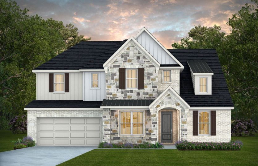 Elevation FC201 - Exterior Color Package: Caddo Mills