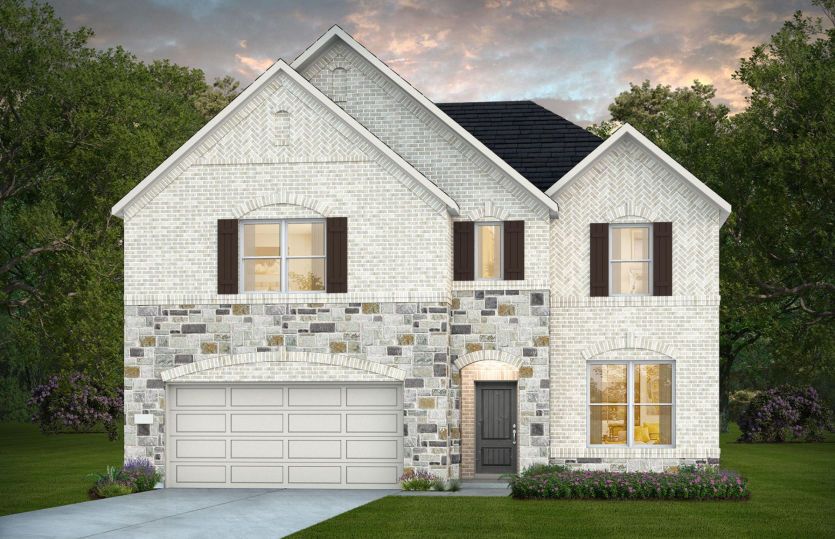 Elevation B - Exterior Color Package: Caddo Mills