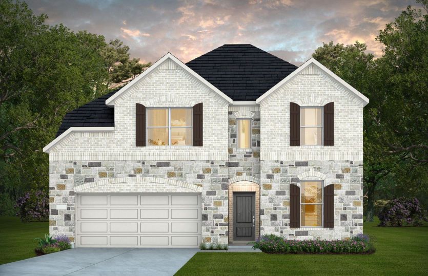 Elevation C - Exterior Color Package: Caddo Mills