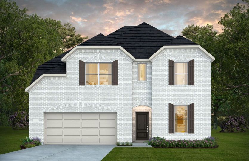 Elevation E - Exterior Color Package: Mineral Wells