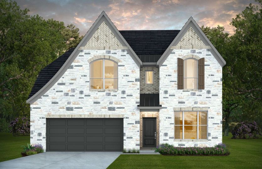 Elevation F - Exterior Color Package: Rockdale