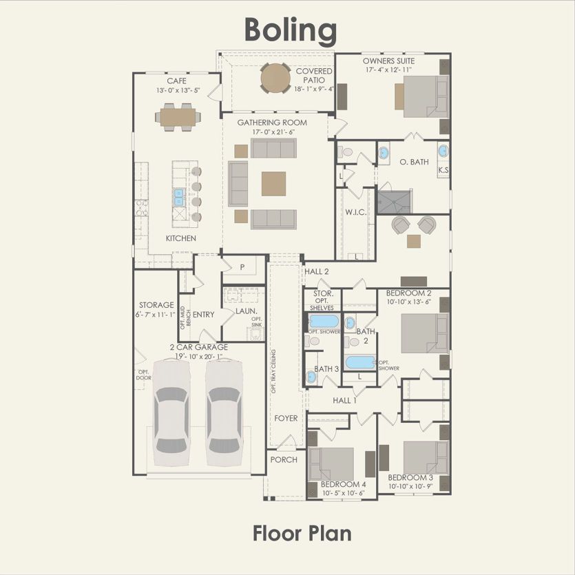 First Floor 4 br / 3 ba