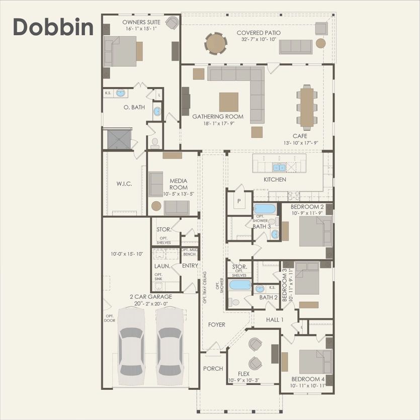 First Floor 4 br / 3 ba