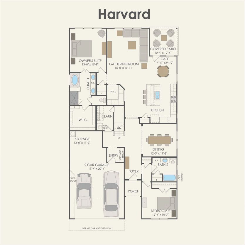 First Floor 4 br / 3 ba