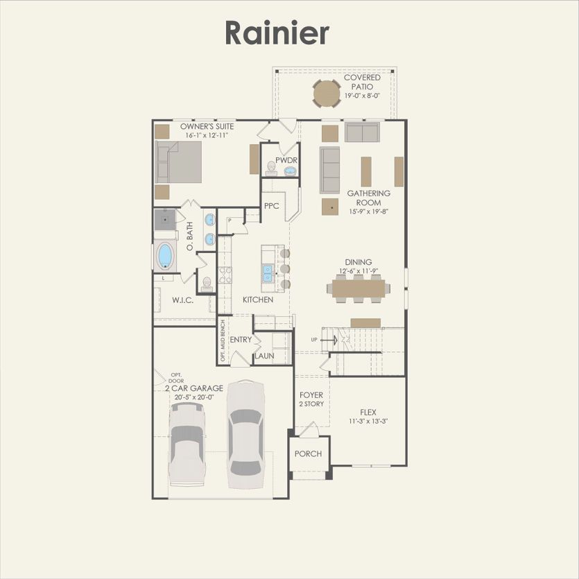 First Floor 4 br / 2.5 ba