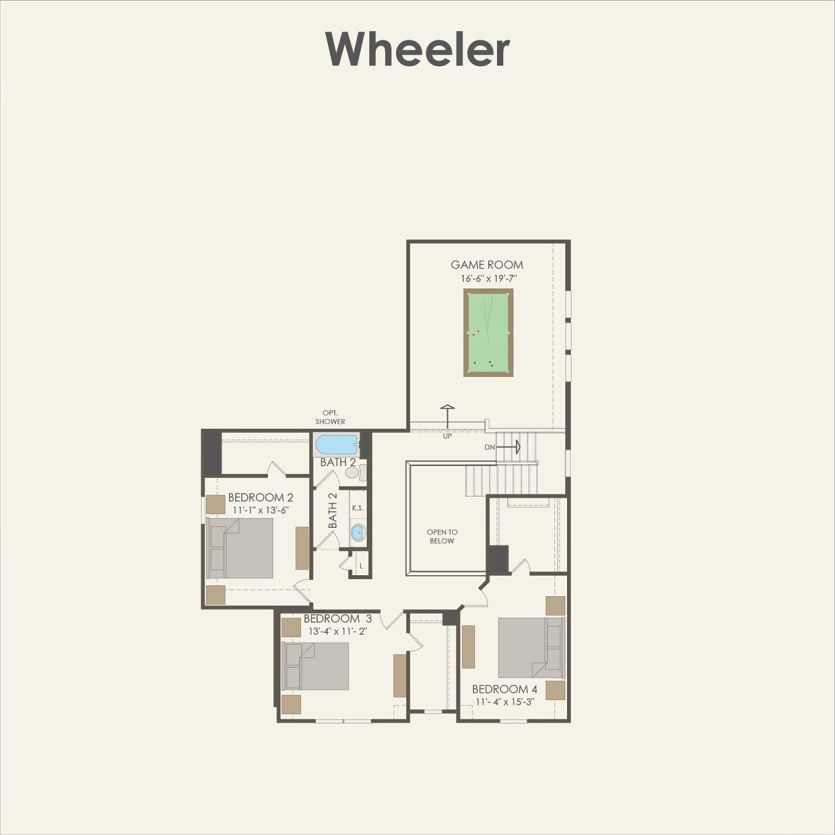 Second Floor 4 br / 2.5 ba