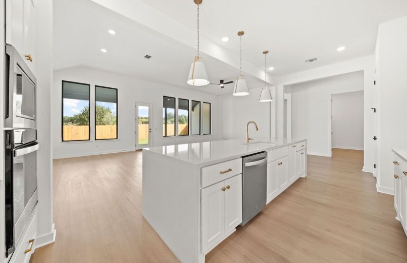 Kitchen Open to the Gathering Space