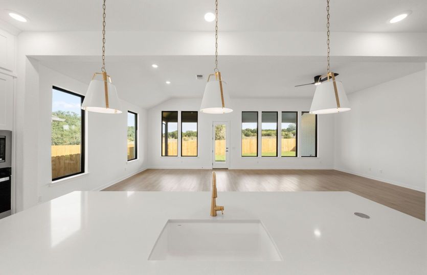 Spacious Kitchen Island