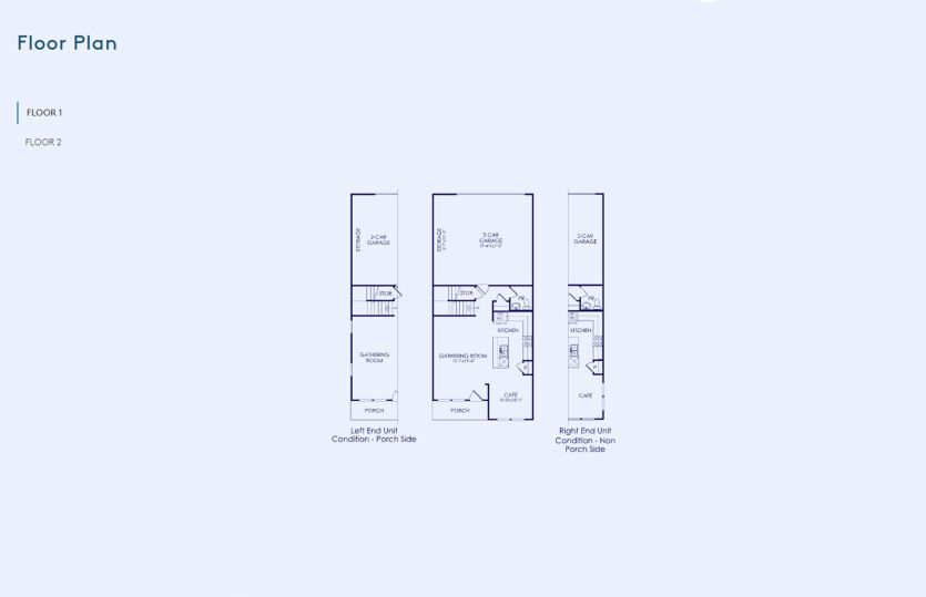 Enclave Floor Plan, Quick Move-in Home, Floor 1