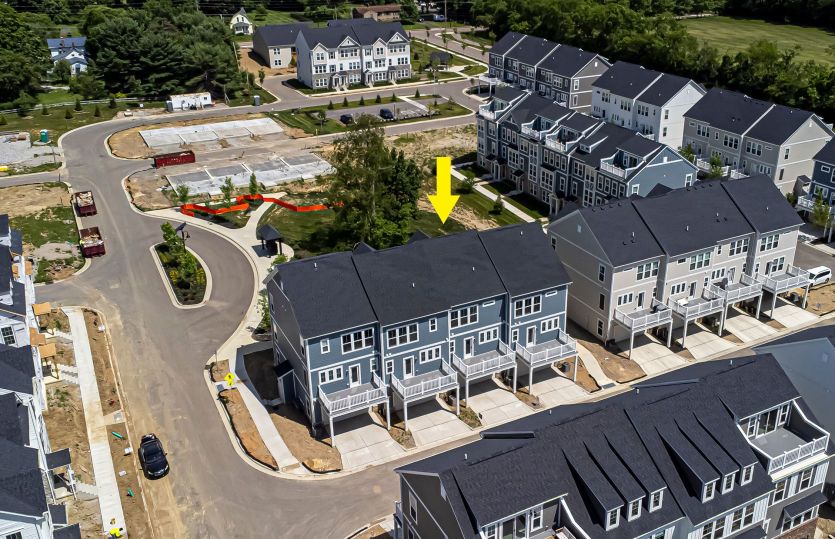 Aerial View of the Home