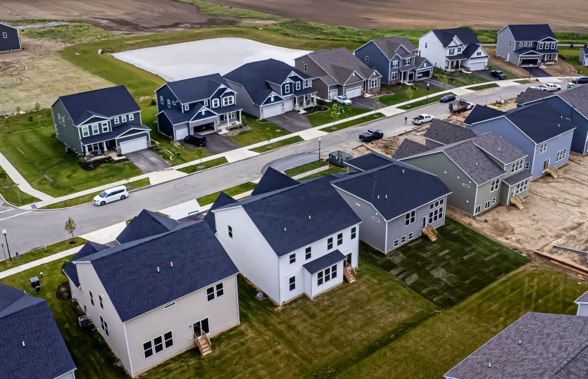Aerial View of the Home