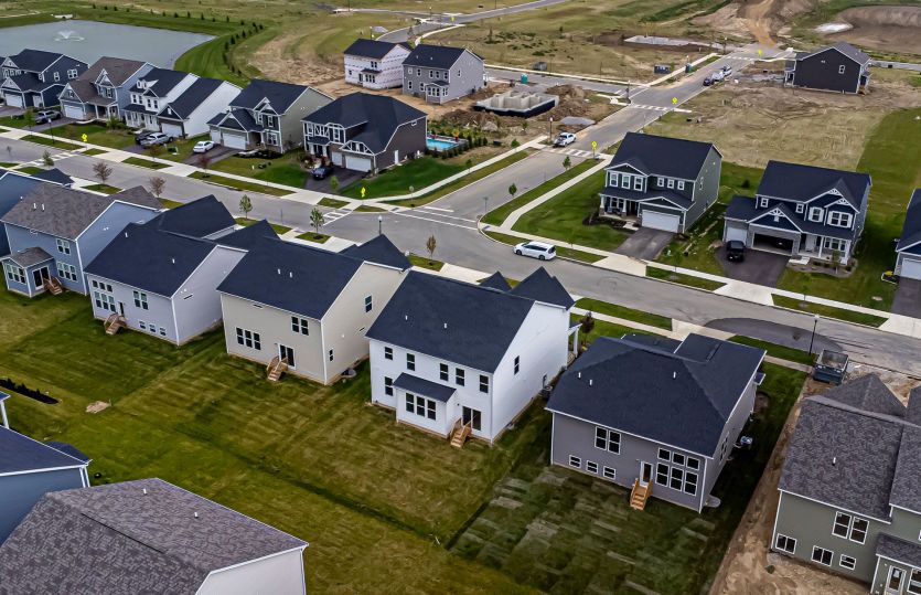 Aerial View of the Home