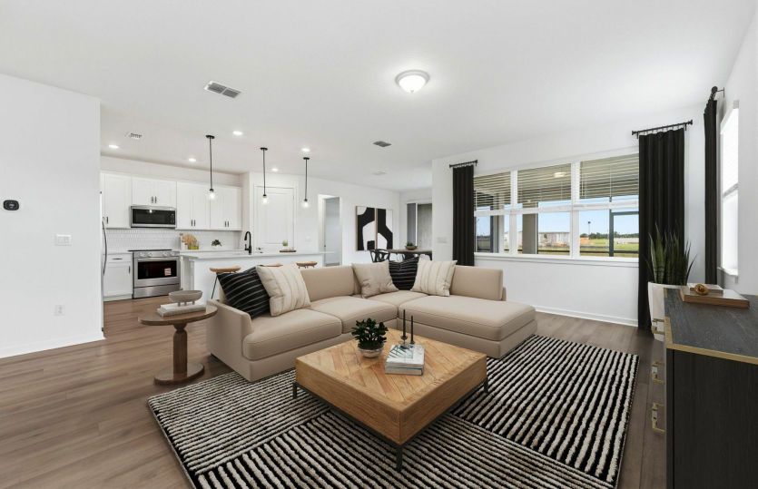 Virtually Staged - Open Gathering Room