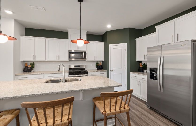 Kitchen with Large Island and Plenty of Storage