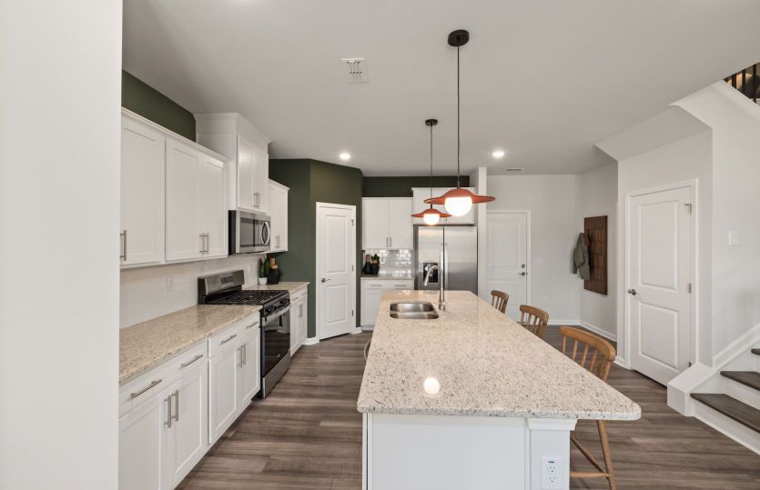 Kitchen with Large Island and Plenty of Storage