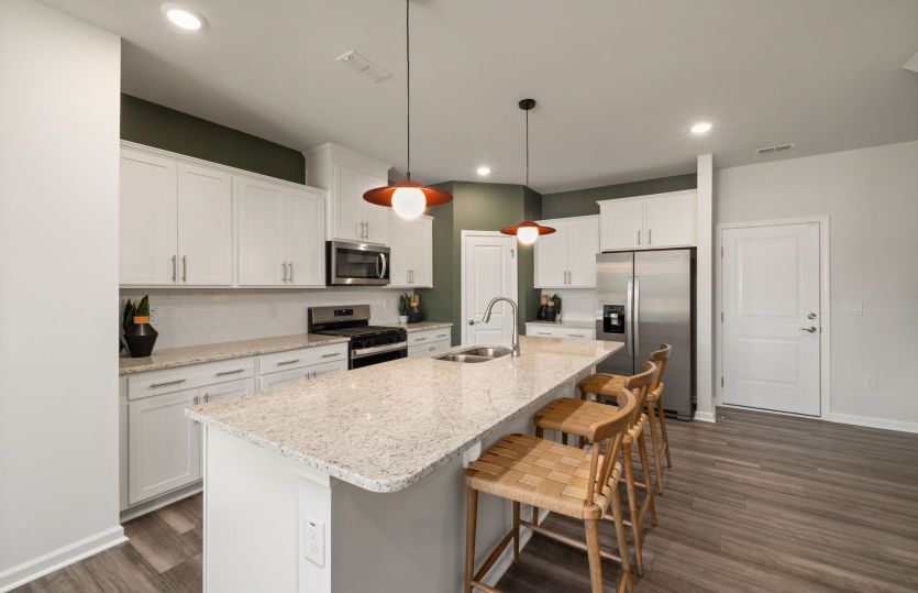 Kitchen with Large Island and Plenty of Storage