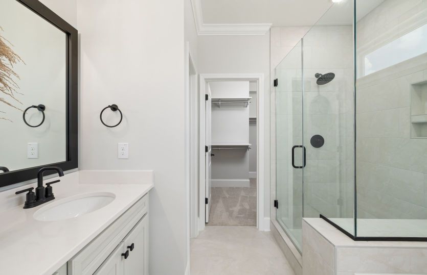 Owners Bath with Walk-in Shower - Model Representation