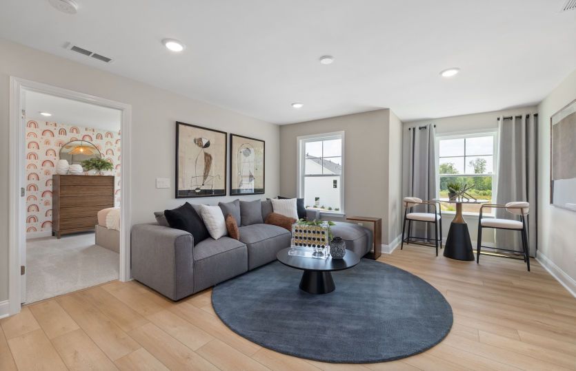 Second Floor Loft has so much Potential - How will your Family Utilize this Amazing Space - Model Representation