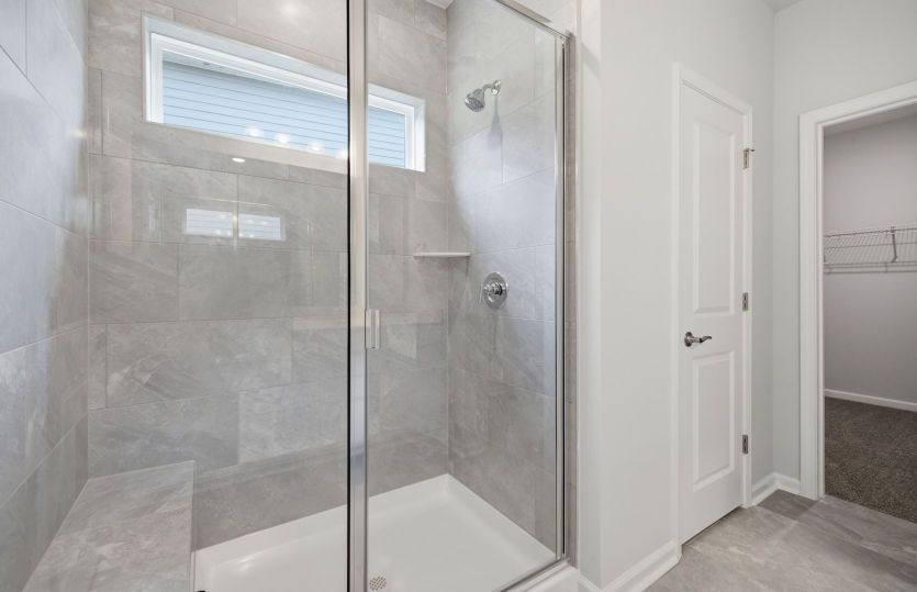Bedrock #107 - Owner's Bath with Glass Walk-In Shower