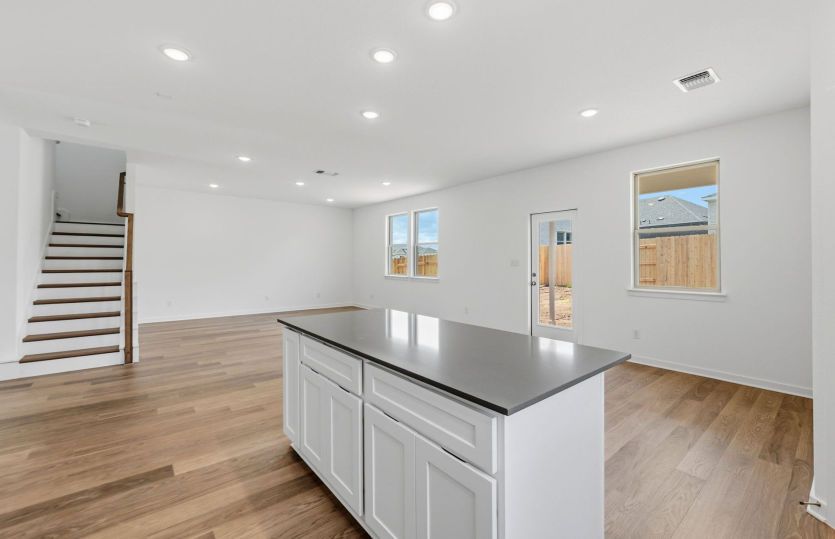 Kitchen Open to the Gathering Space