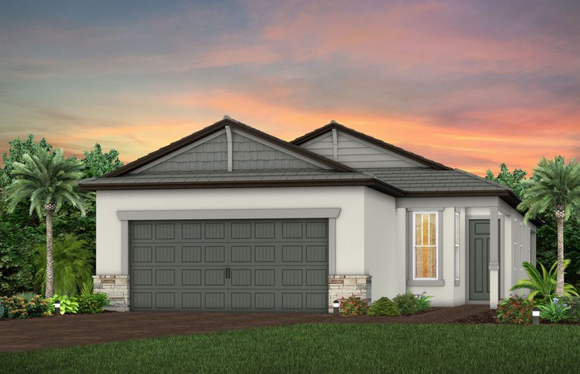 Exterior C1 with optional stone