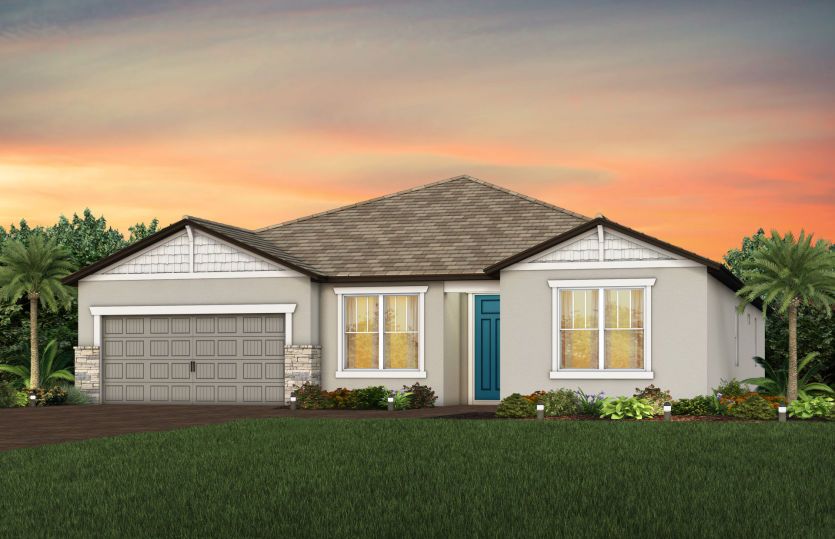 Exterior C1 with optional stone