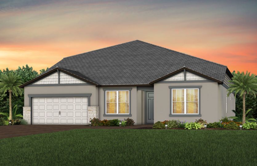 Exterior C1 with optional stone