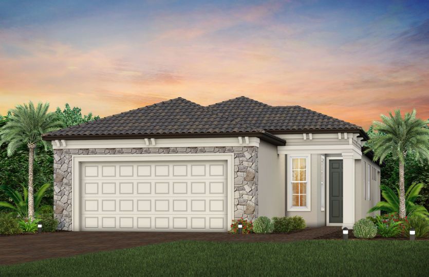 Exterior FM3 with optional stone