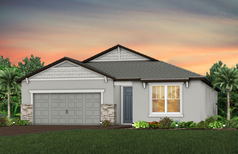 Exterior C1 with optional stone
